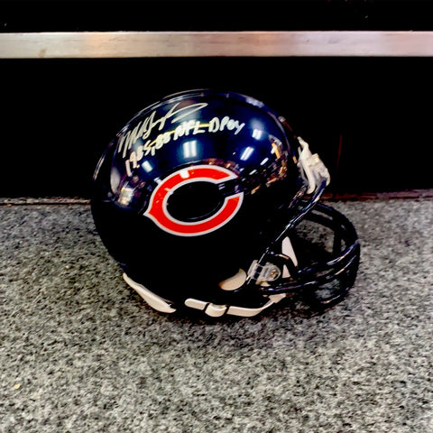 Mike Singletary Chicago Bears Signed Mini Helmet