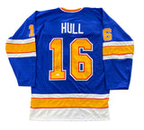 Brett Hull St. Louis Blues Autographed Jersey - Blue