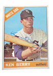 Ken Berry 1966 Topps Baseball Autographed Card