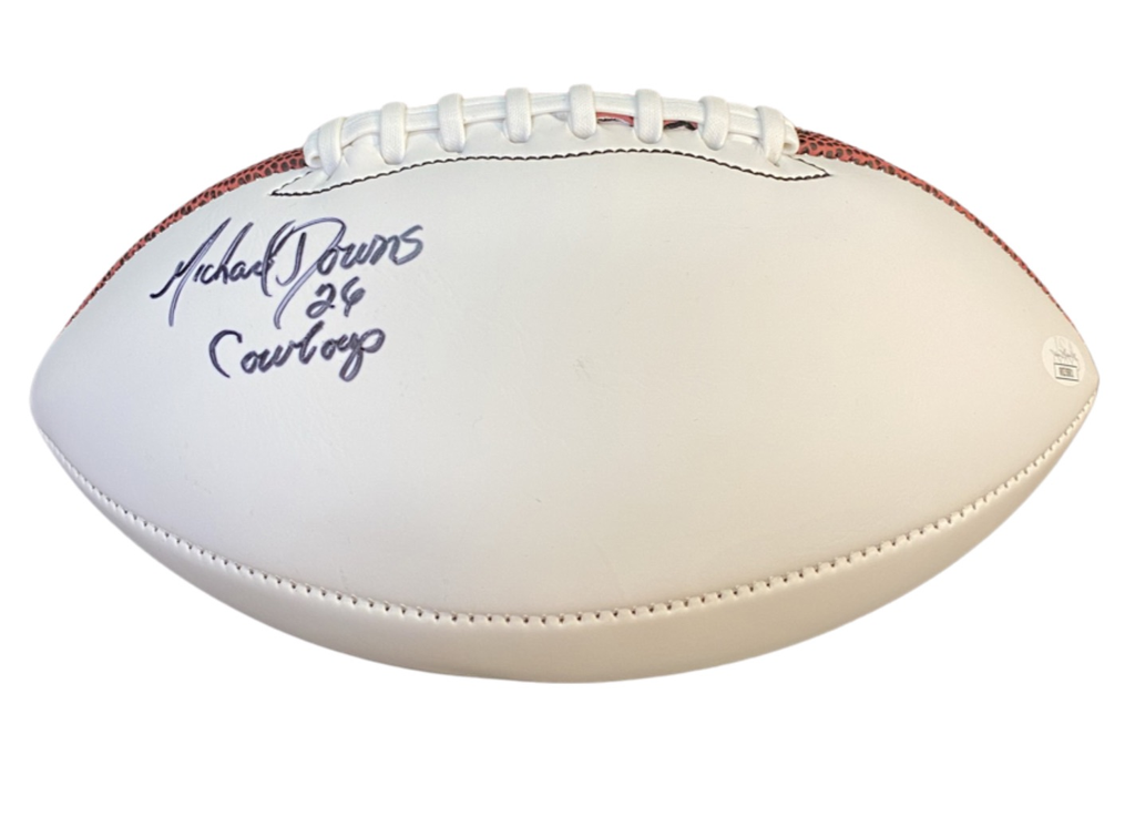 cowboys autographed football