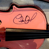 Charlie Daniels Signed Full Size 4/4 Pink Violin in Case