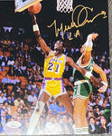 Michael Cooper Autographed Photo - 8x10