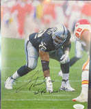 Lincoln Kennedy Signed Unframed 8x10 Photo - 3x Pro Bowl 2000-2003