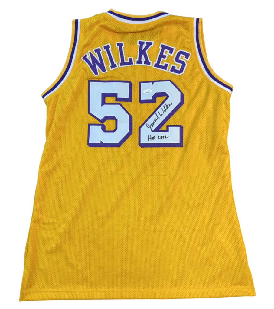 Jamaal Wilkes Los Angeles Lakers Signed Home Jersey - Yellow – All