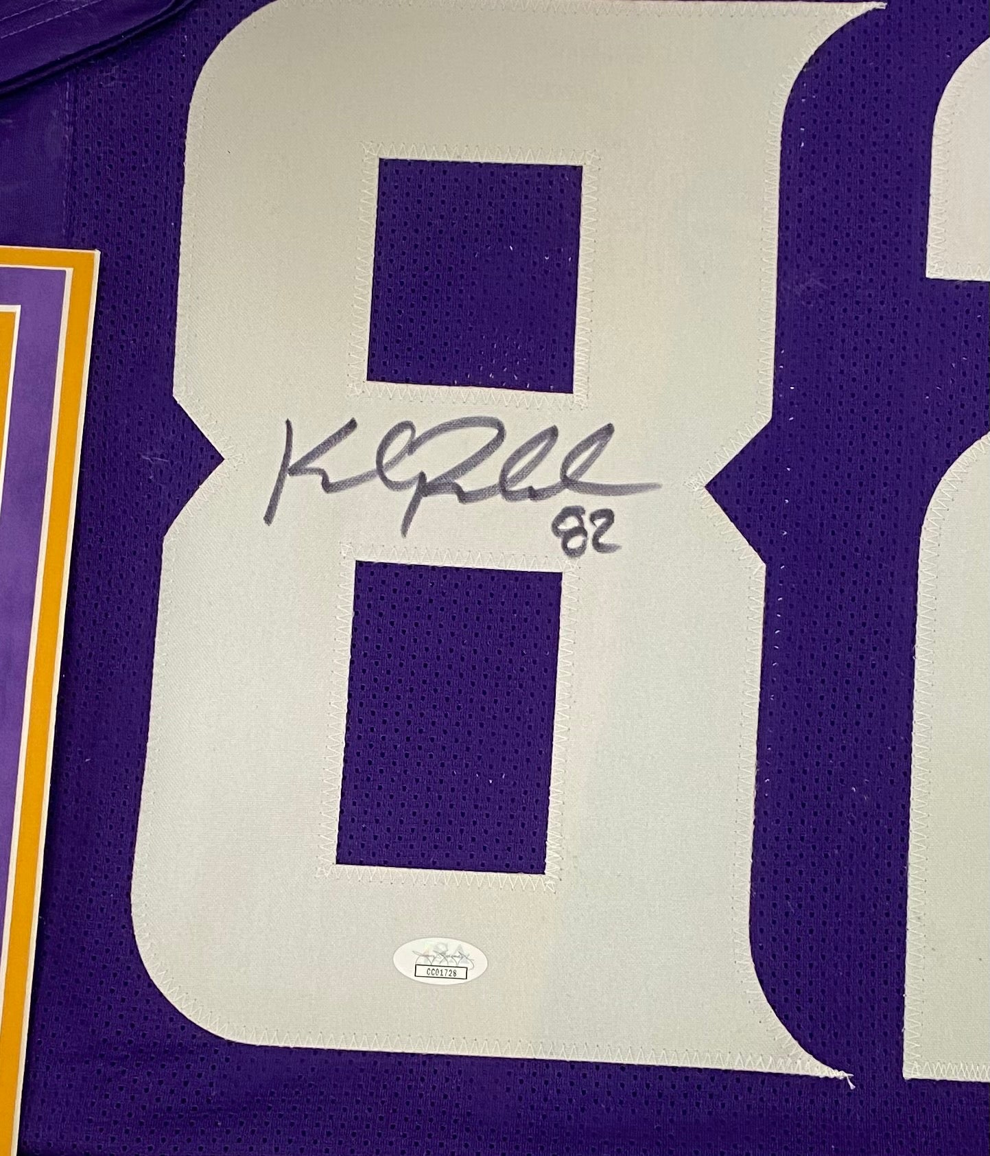 Robert Griffith signed Minnesota Vikings Jersey JSA COA – All In Autographs