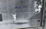 Willie Mays Great Catch Black/White Photo Framed