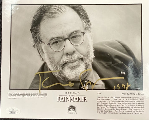 Francis Ford Coppola "The Rainmaker" Signed Photo