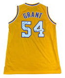 Horace Grant Los Angeles Lakers Signed Home Jersey - Yellow