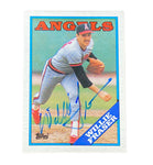 Willie Fraser 1988 Los Angeles Angles Autographed Topps Trading Card