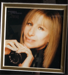 Barbara Streisand Signed 11x14 Photo with 4 Additional Photos Framed 23x24 - All In Autographs