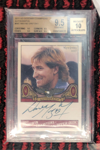 Wayne Gretzky Signed Trading Card - Goodwin Champions Upper Deck - 2011