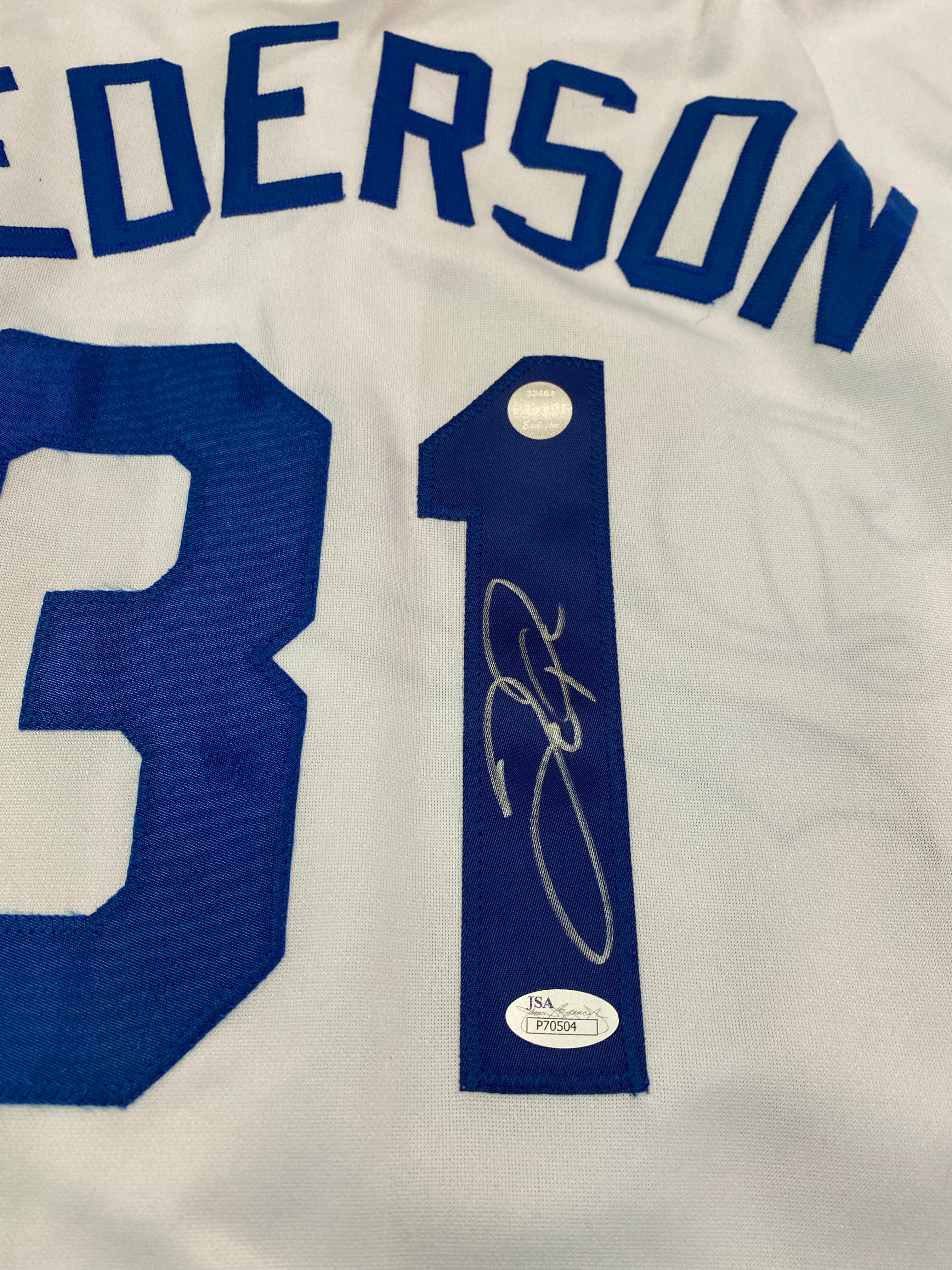 Yasiel Puig Signed Dodgers Jersey (JSA LOA)