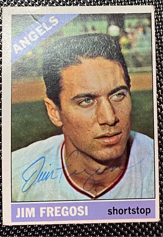 Jim Fregosi 1966 Topps Baseball Autographed card