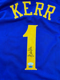 Steve Kerr Golden State Warriors Jersey - Blue - JSA and Schwartz COA
