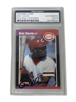Eric Davis 1989 Donruss Baseball Autographed Card PSA/DNA Authenticated