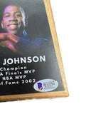 NBA Replica Trophy Signed by Magic Johnson