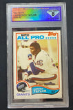 Lawrence Taylor 1982 Topps All Pro Football Card #434 RC DSG 8