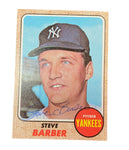 Steve Barber 1968 Topps Baseball Autographed Card