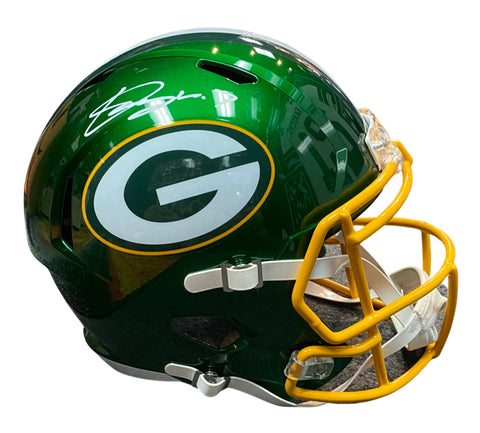 Quay Walker Signed Packers Full-Size Flash Alternate Speed Helmet