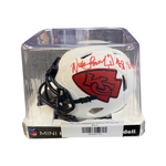 Nick Lowery Kansas City Chiefs Autographed Mini Helmet - White