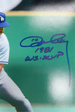 Ron Cey Signed 8x10 Photo Inscribed “1981 WS MVP”