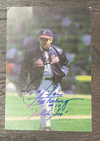 Jeff Torborg Chicago White Sox Signed Photo