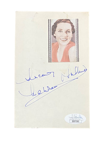 Maureen O'Sullivan Autograph