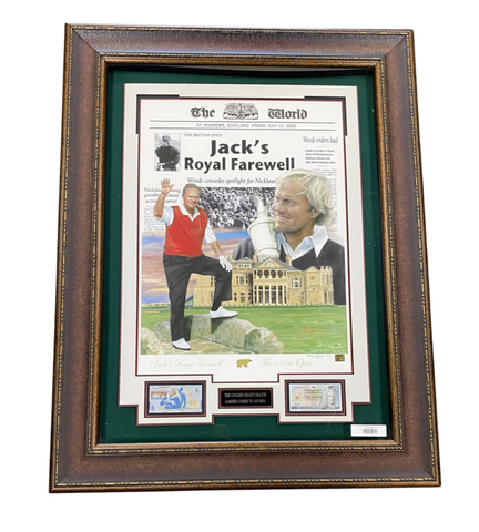 Jack Nicklaus Farewell from Swilcam Bridge - St. Andrews 18/78