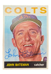 John Bateman 1964 Topps Baseball Autographed Card