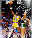Michael Cooper Signed 16x20 Photo JSA Authenticated