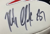 Rob Gronkowski Signed Patriots Logo Football