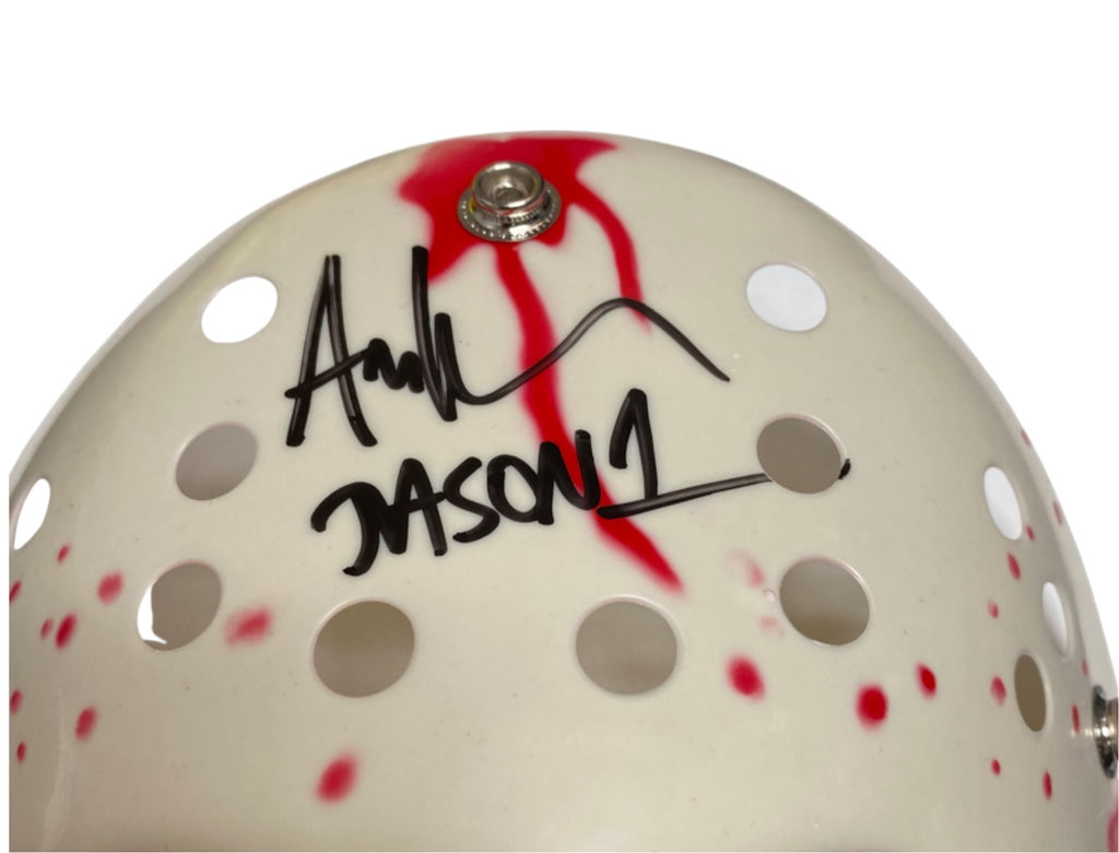 Ari Lehman Signed Jason Friday the 13th Hockey Mask Inscribed