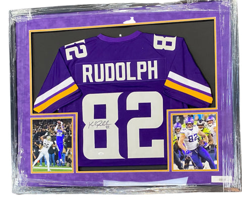 Kyle Rudolph Minnesota Vikings Autographed Jersey - Purple