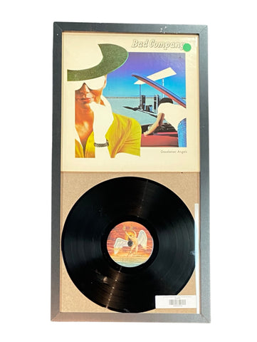 Bad Company "Desolation Angles" - Framed Vinyl Record with Album No signature