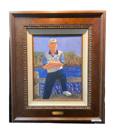 Jack Nicklaus Portrait by Artist Scott Medlock 95/500 JSA LOA