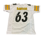 Dermotti Dawson Signed Steelers Jersey Inscribed “HOF 12”