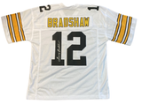 Terry Bradshaw Pittsburgh Steelers Signed unFramed Jersey - White