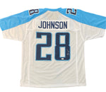 Chris Johnson Signed Tennessee Titans Jersey