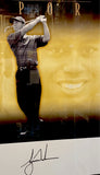 Muhammad Ali, Michael Jordan & Tiger Woods Autographed Framed Piece. Upper Deck COA #ed 97/500!