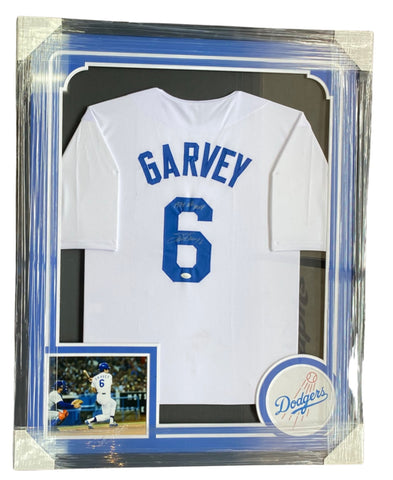 Steve Garvey Signed Framed Dodgers Jersey Inscribed “1974 NL MVP” JSA