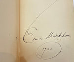 Edwin Markham Signed Hardbound Book from 1933 Lincoln Poems and Others