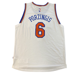 Kristaps Porzingis New York Knicks Signed Jersey - White JSA COA