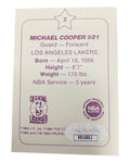 Michael Cooper 1984 Star Basketball Signed Card JSA Certified