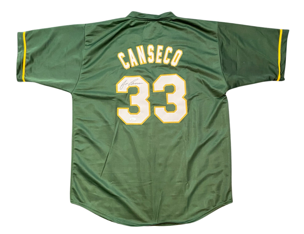 Framed Jose Canseco Autographed Signed Oakland A's Jersey Jsa Coa