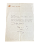 August Anheuser Busch III signed Refund Letter
