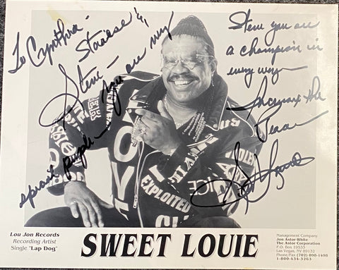 Marvin "Sweet Louie" Smith Checkmates Signed Photo