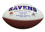 Jamal Lewis Signed Ravens Logo Football Inscribed “SB XXV Champs” Beckett Auth
