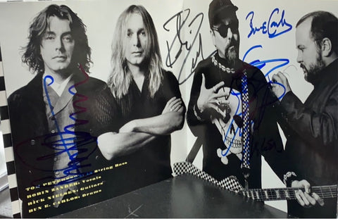 Cheap Trick "Woke Up With a Monster"- band signed track list, and CD