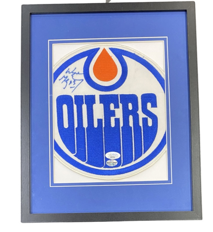 Wayne Gretzky Autographed Edmonton Oilers Patch