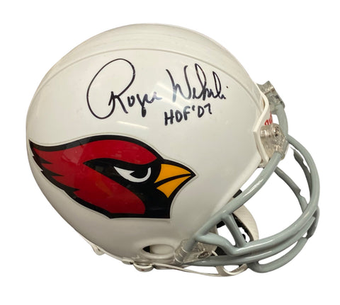 Roger Wehrli signed mini helmet Cardinals